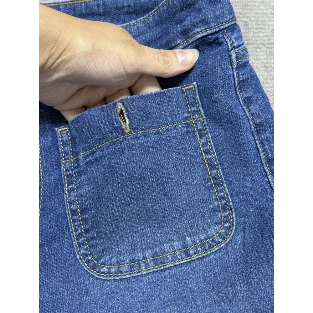 Michael Kors Selma High Rise Bootcut Jeans Size 6 Lapis‎ Blue Wash